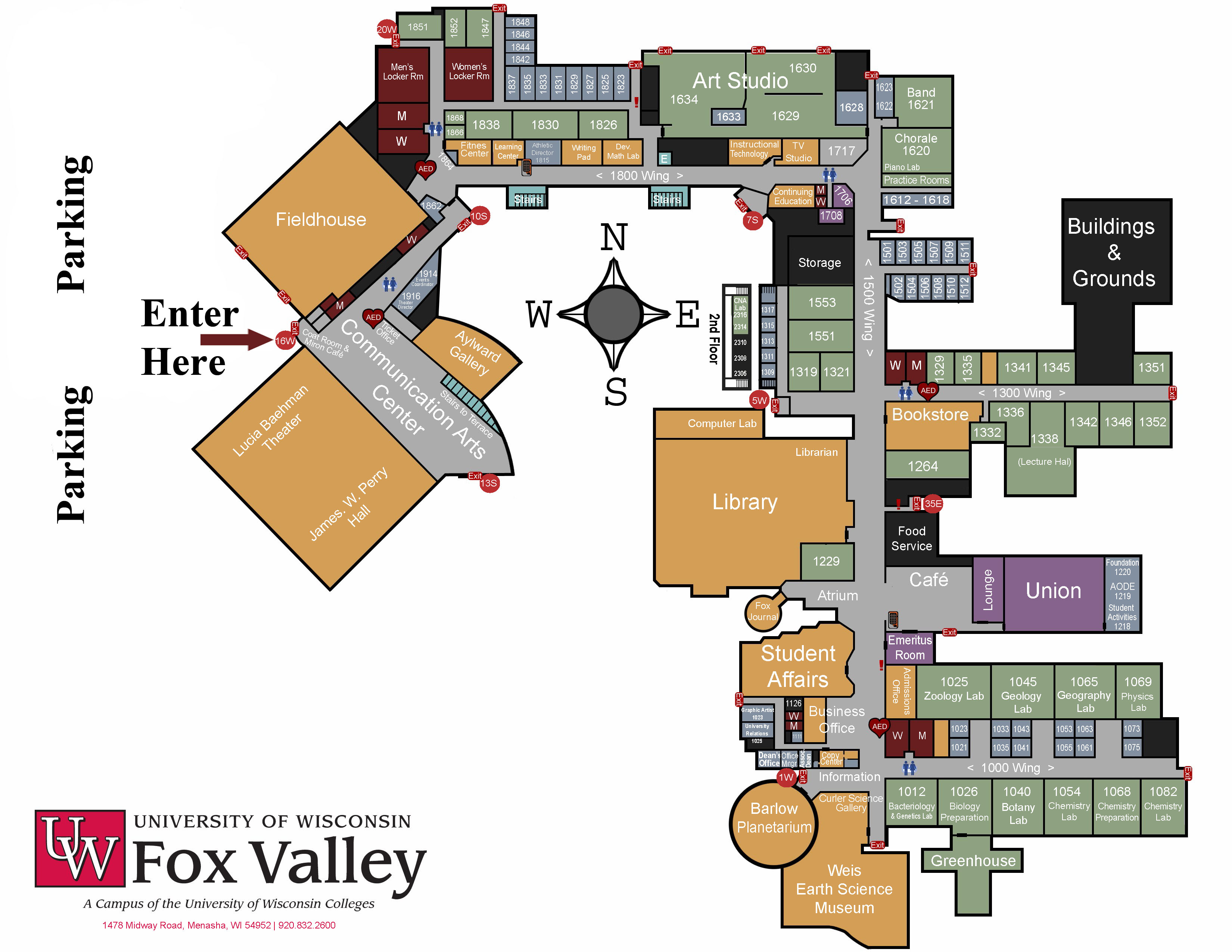 UWO Campus Map